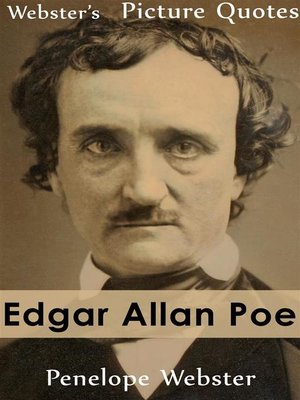 cover image of Webster's Edgar Allan Poe Picture Quotes